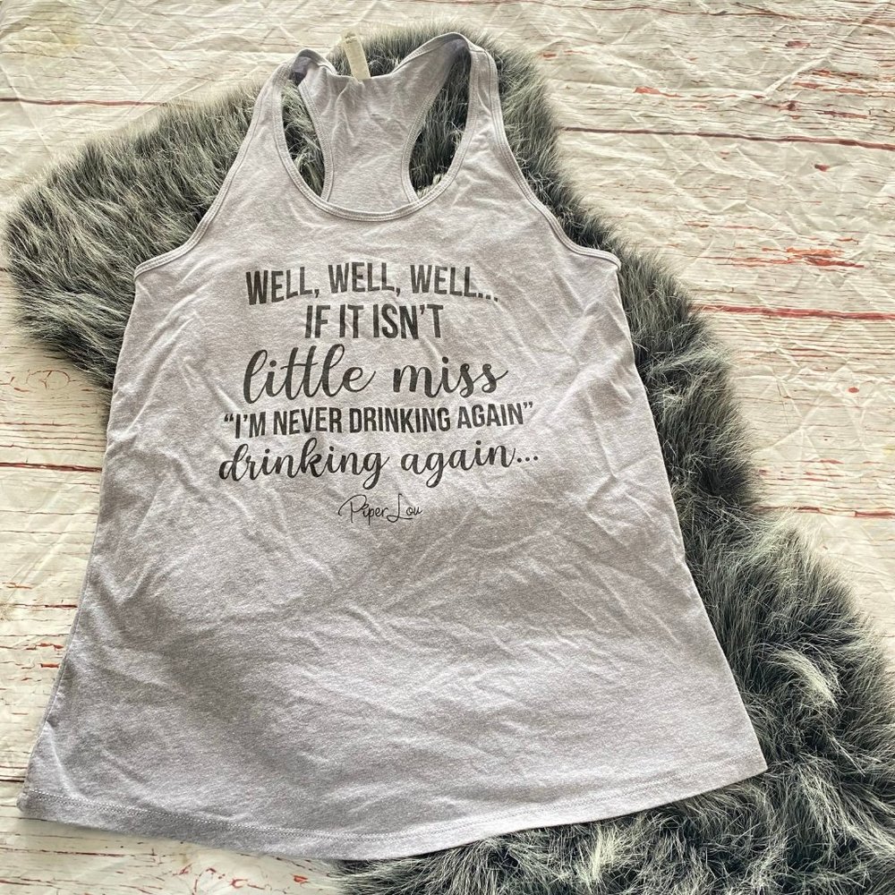 Tank Top grey graphic tank